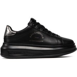 Sneakersy KARL LAGERFELD KL62538 Black Lthr/Mono