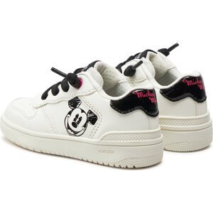 Sneakersy Geox J Washiba Girl J45HXE 000BC C0404 M White/Black