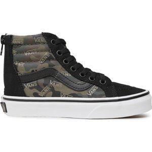 Sneakersy Vans Sk8-Hi Zip VN000W9W8B81 (Logo Camo)Blk/Timberwolf