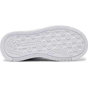 Sneakersy Champion Rebound Platform Glitter G Ps Low Cut Shoe S32830-CHA-WW009 Wht/Gun Mt.