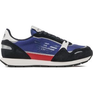 Sneakersy Emporio Armani X4X537 XM678 S155 Navy/Bluet/Of Wh/Red