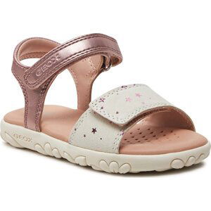 Sandály Geox J Sandal Haiti Girl J028ZA 007NF C8283 M Old Rose/Off White