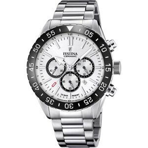 Hodinky Festina Ceramic Chrono F20575/1 Silver/Black