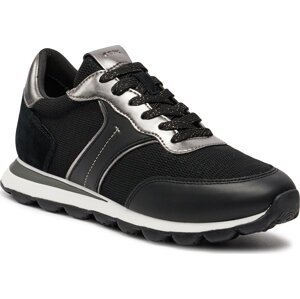 Sneakersy Geox D Spherica Vseries D45F4A 01485 C9999 Black