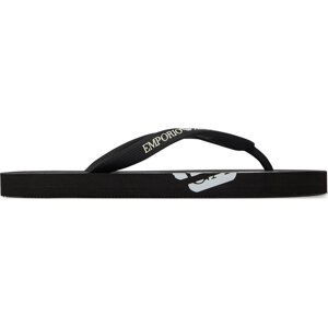 Žabky Emporio Armani XVQS06 XN746 00002 Black/White