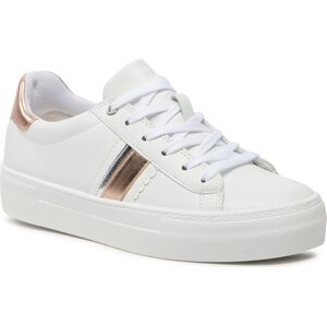 Sneakersy Geox D Claudin D45VWA 000BC C1ZH8 White/Rose Gold