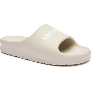 Nazouváky Lacoste Branded Serve Slide 2.0 747CMA0015 Off Wht/Off Wht 18C