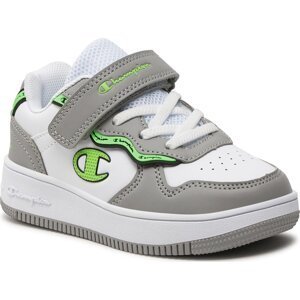 Sneakersy Champion Rebound Alter Low B Ps Low Cut Shoe S32721-CHA-WW012 Wht/Grey/Green Fluo