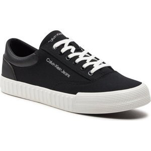 Sneakersy Calvin Klein Jeans Skater Vulc Low Laceup Mix In Dc YM0YM00903 Black/Bright White 0GM