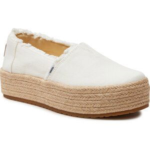 Espadrilky Toms Valencia 10019820 White