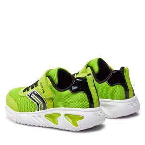 Sneakersy Geox J Assister Boy J45DZC 014CE C3707 D Lime/Black