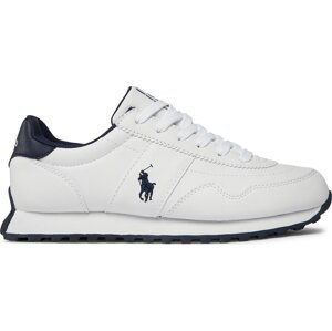 Sneakersy Polo Ralph Lauren RF104317 White Tumbled W/ Navy Pp