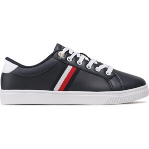 Sneakersy Tommy Hilfiger Essential Webbing Cupsole FW0FW07378 Space Blue DW6