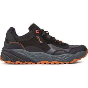 Sneakersy Replay GMS34 .000.C0002T Black Orange 007