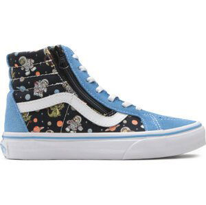 Sneakersy Vans Sk8-Hi Reissue Si VN0007PXY611 Glow Cosmic Zoo Black/Blu