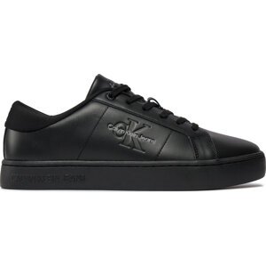 Sneakersy Calvin Klein Jeans Classic Cupsole Low Laceup Lth YM0YM00864 Triple Black 0GT