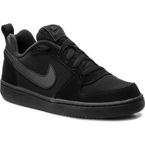 Boty Nike Court Borough Low (GS) 839985 001 Black/Black/Black