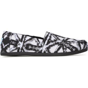 Polobotky Toms Alpargata 10019635 Black Diamond Batik