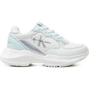 Sneakersy Calvin Klein Jeans V3A9-80807-1695 M White/Aquamarine A166