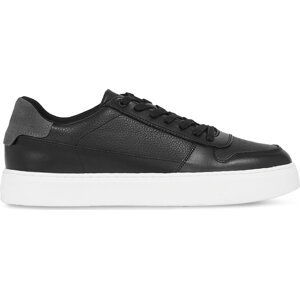 Sneakersy Calvin Klein Low Top Lace Up Bskt HM0HM01254 Black/Magnet 0GO