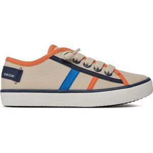 Sneakersy Geox J Gisli Boy J455CA 00010 C0053 S Beige/Orange