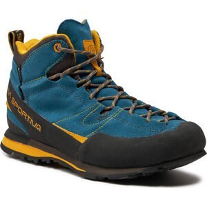 Trekingová obuv La Sportiva Boulder X Mid Gtx GORE-TEX 17EBY Blue/Yellow