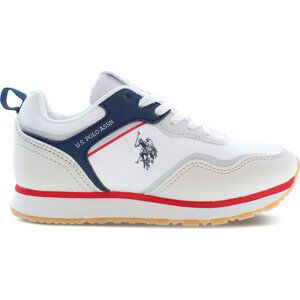 Sneakersy U.S. Polo Assn. Nobik NOBIK010A WHI-DBL08