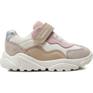 Sneakersy Geox B Ciufciuf Girl B455QB 0FU22 C1M8J S Lt Ivory/Dk Rose