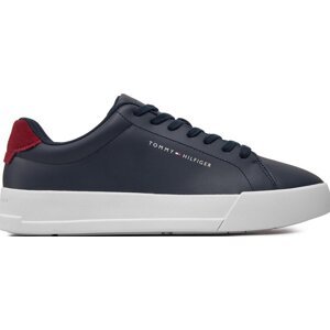 Sneakersy Tommy Hilfiger Th Court Leather FM0FM04971 Tmavomodrá