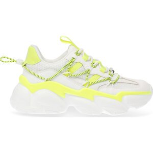 Sneakersy Steve Madden Spectator Sneaker SM11002961-04005-11H Wht/Neon Yel