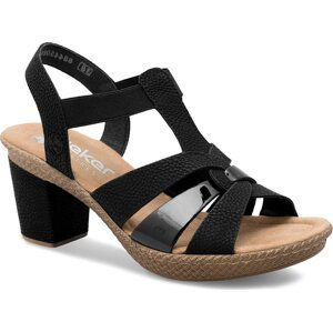 Sandály Rieker 665K3-00 Black