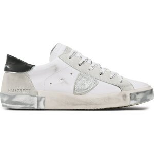 Sneakersy Philippe Model Prsx Low PRLU MA02 Blanc/Argent