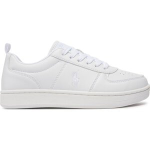 Sneakersy Polo Ralph Lauren RL00600110 J Triple White Tumbled
