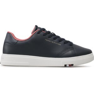 Sneakersy Tommy Hilfiger Elevated Rbw Cupsole Leather FM0FM04487 Tmavomodrá