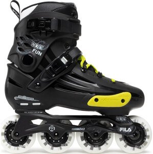 Kolečkové brusle Fila Skates Nrk Fun 010618055 Black/Yellow/Magenta