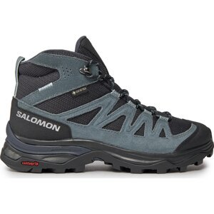 Trekingová obuv Salomon X Ward Leather Mid GORE-TEX L47182000 India Ink/Black/Stormy Weather