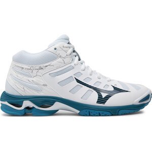 Boty Mizuno Wave Voltage Mid V1GA2165 White/Sailor Blue/Silver 86