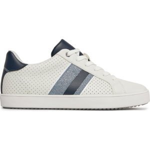 Sneakersy Geox D Blomiee D366HF 000BC C0899 White/Navy