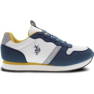 Sneakersy U.S. Polo Assn. Nobil NOBIL009 WHI-BLU01