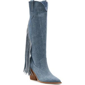 Kozačky Steve Madden Bravados Boot SM11002945-04004-48K Blue Denim