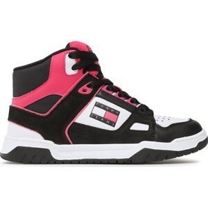 Sneakersy Tommy Jeans Skate Mid EN0EN02027 Black 0GJ