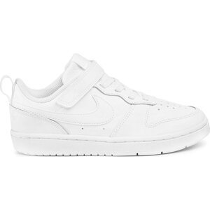 Boty Nike Court Borough Low 2 (Psv) BQ5451 100 White/White/White