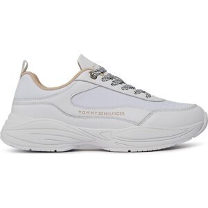 Sneakersy Tommy Hilfiger Chunky Runner FW0FW07708 White YBS