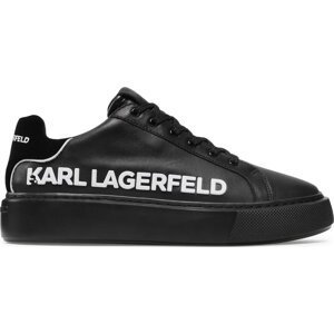 Sneakersy KARL LAGERFELD KL62210 00X Black Lthr/Mono