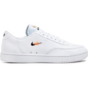 Boty Nike Court Vintage Prem CT1726 100 White/Black/Total Orange