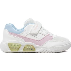 Sneakersy Geox J Illuminus Girl J45HPA 0BUAS C0406 D White/Pink