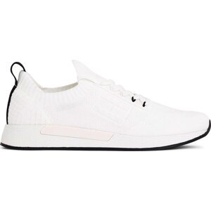 Sneakersy Tommy Hilfiger Tjm Elevated Runner Knitted EM0EM01382 Écru