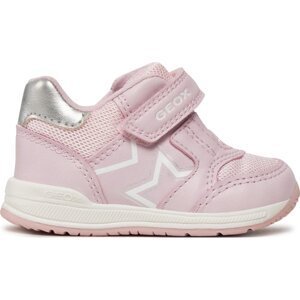 Sneakersy Geox B Rishon Girl B450LA 0BCEW C0514 Pink/Silver