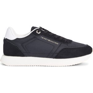 Sneakersy Tommy Hilfiger Essential Runner FW0FW07681 Black BDS