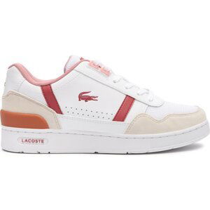 Sneakersy Lacoste T-Clip 747SUJ0015 Wht/Pnk B53